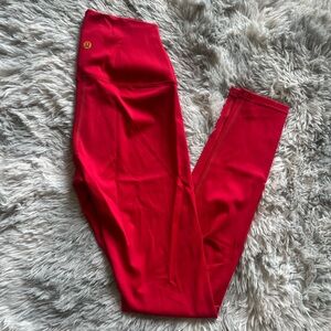 Lululemon Athletica Red Leggings